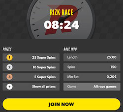 Join the Rizk race